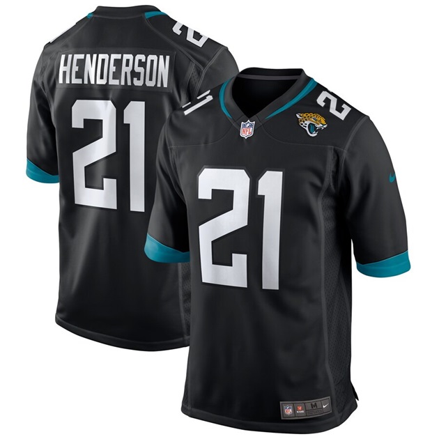 mens nike cj henderson black jacksonville jaguars game jersey